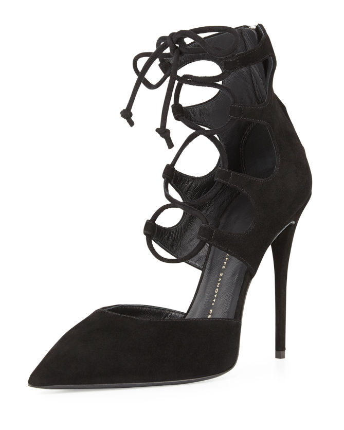Giuseppe Zanotti Suede Lace-Up Pumps – Shoes Post