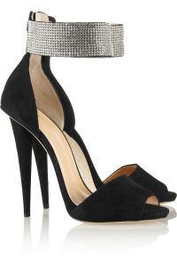 GIUSEPPE ZANOTTI Alien Crystal-embellished Suede Sandals – Shoes Post