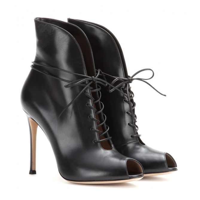 GIANVITO ROSSI Peep-toe Ankle Boots – Shoes Post