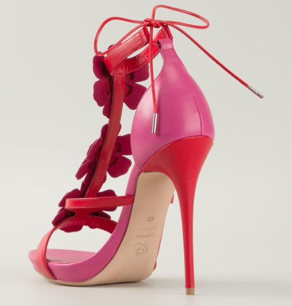 alexander mcqueen flower shoes