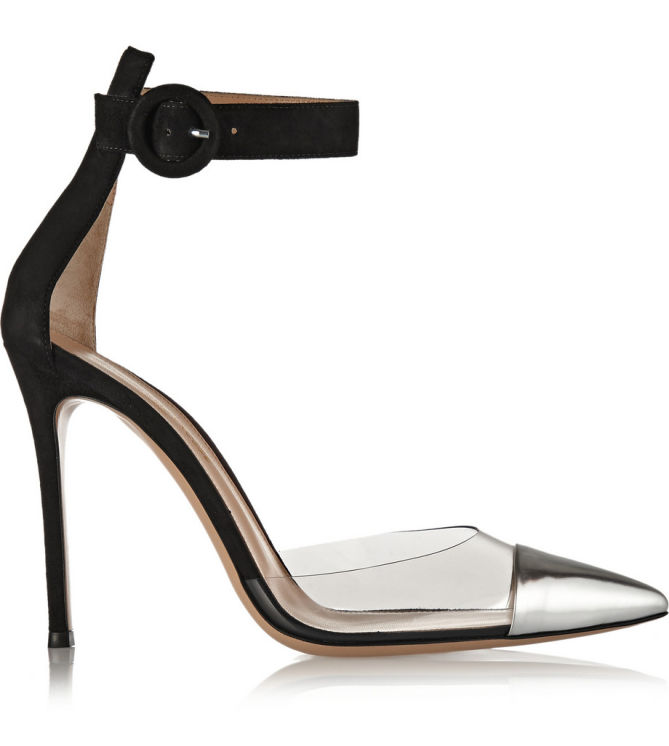 GIANVITO ROSSI Leather, PVC and Suede Pumps – Shoes Post