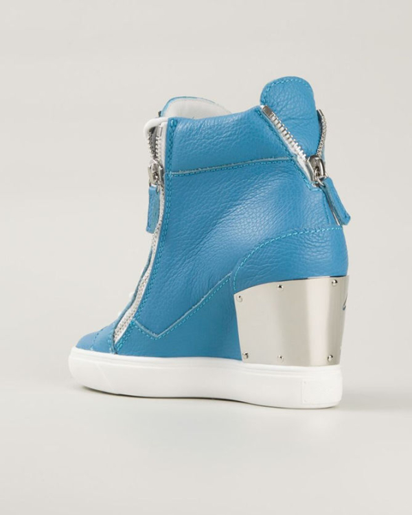 giuseppe zanotti high top wedge sneaker heels