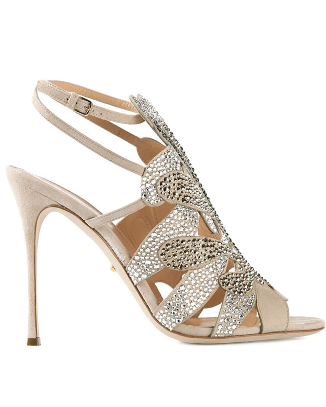 SERGIO ROSSI Embellished Stiletto Sandals – Shoes Post