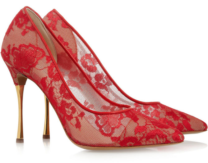 Nicholas Kirkwood Pumps in 2023  Kirkwood, Rose gold heels, Lace