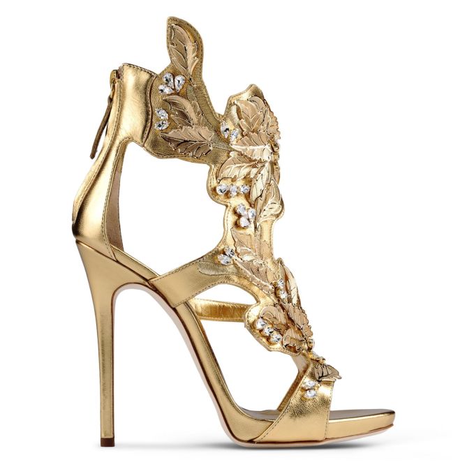 Giuseppe Zanotti – Gold sandals – Shoes Post