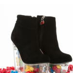 Jeffrey Campbell The Icy Shoe in White Leather and Doll Heads - Shoes Post