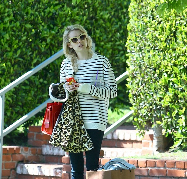 Emma Roberts Displays Some Seriously Chic Casual Style – Shoes Post