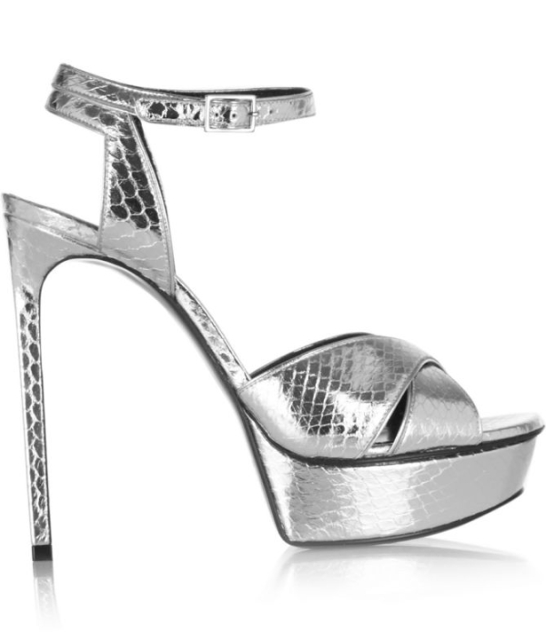 saint laurent bianca flat