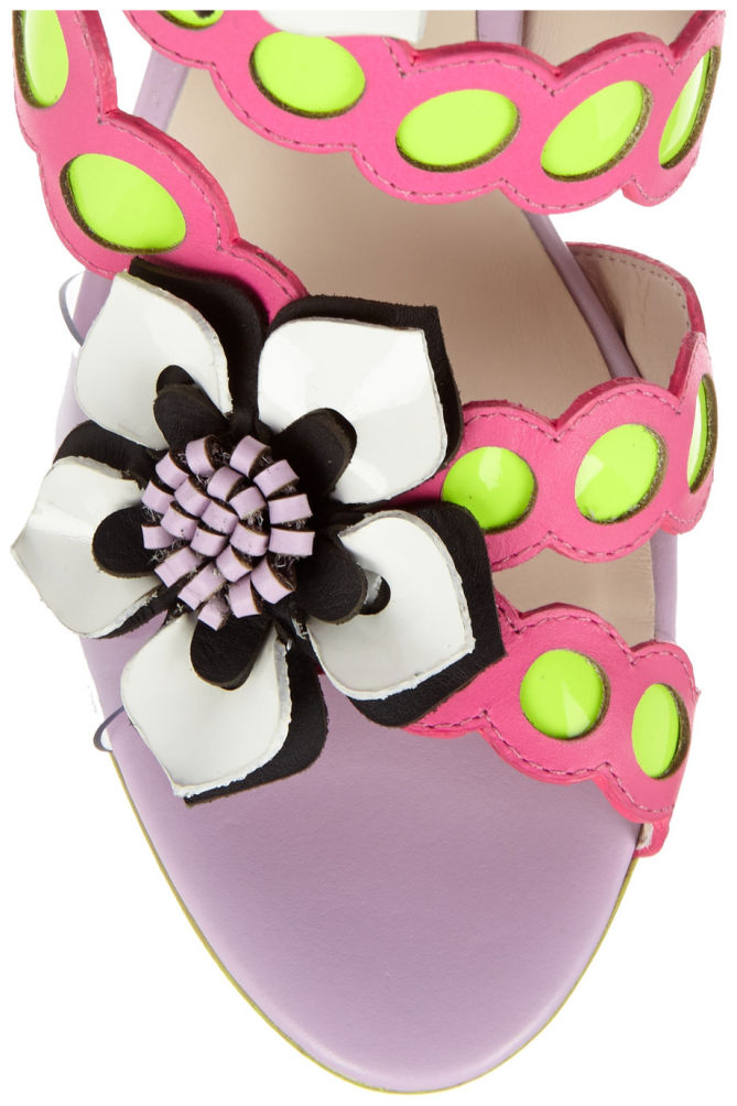 SOPHIA WEBSTER Amazona Floral-appliquéd Leather Sandals – Shoes Post