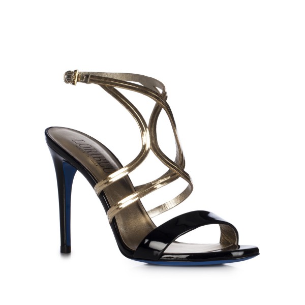 Loriblu Black Patent Sandal – Shoes Post