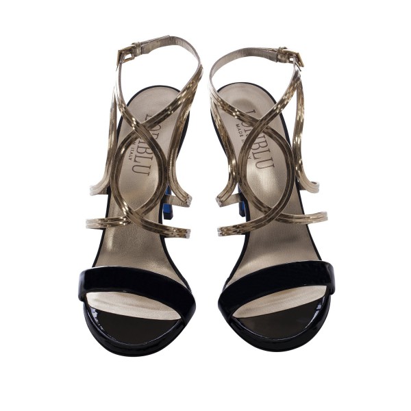 Loriblu Black Patent Sandal – Shoes Post