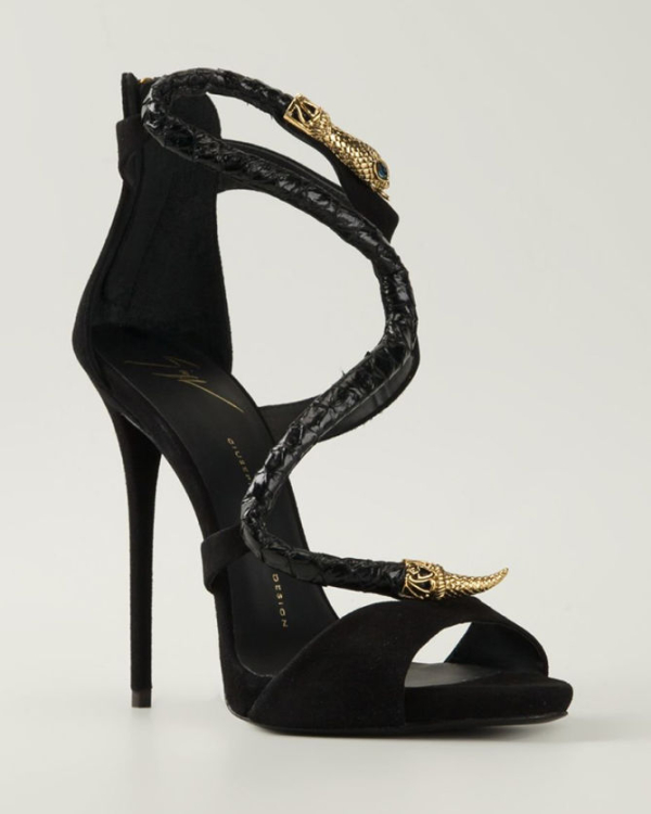 giuseppe zanotti snake ankle