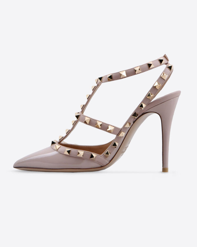 Valentino Rockstud Ankle Strap – Shoes Post