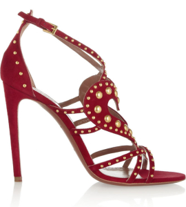 light pink low heel sandals