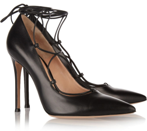 gianvito rossi lace up pumps