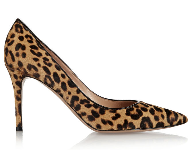 GIANVITO ROSSI Leopard-print Calf Hair Pumps – Shoes Post