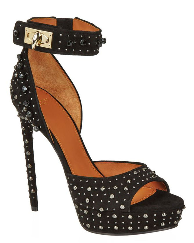 Givenchy Embellished Suede 125 Sandal – Shoes Post