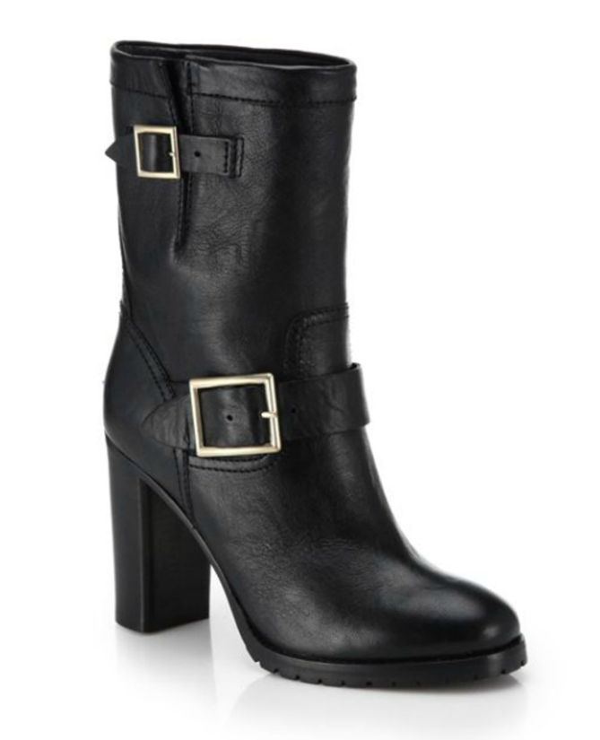 Jimmy Choo Dart Leather Mid-Calf Boots – Shoes Post