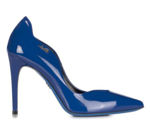 LORIBLU Blue Patent Pointed Pump – Shoes Post