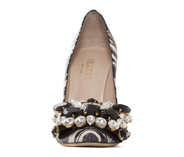 GEDEBE SNAKE DECOLLETE’ WITH PRECIOUS STONES – Shoes Post