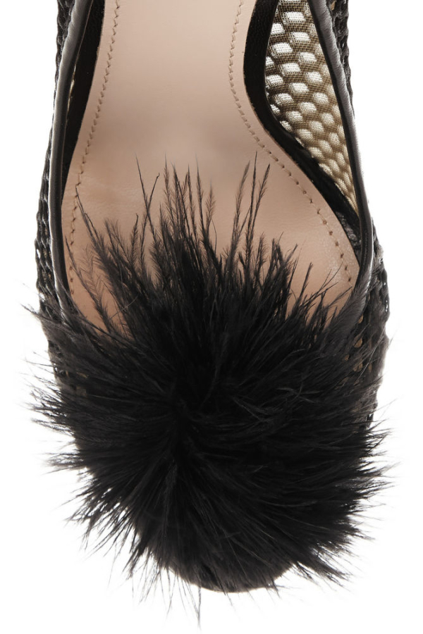 miu miu feather heels