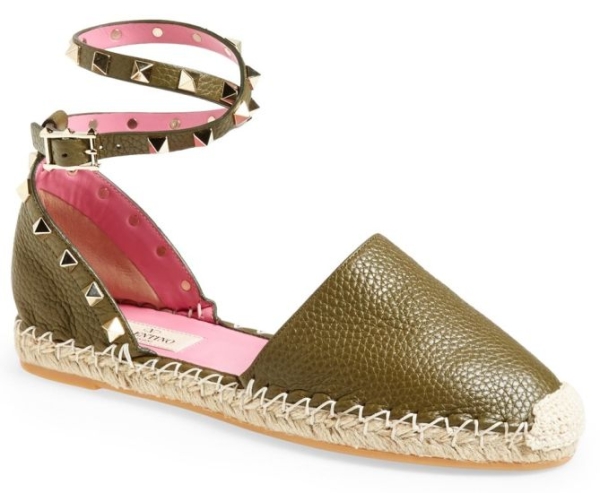 valentino studded espadrilles