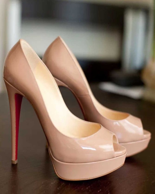 louboutin lady peep 150mm