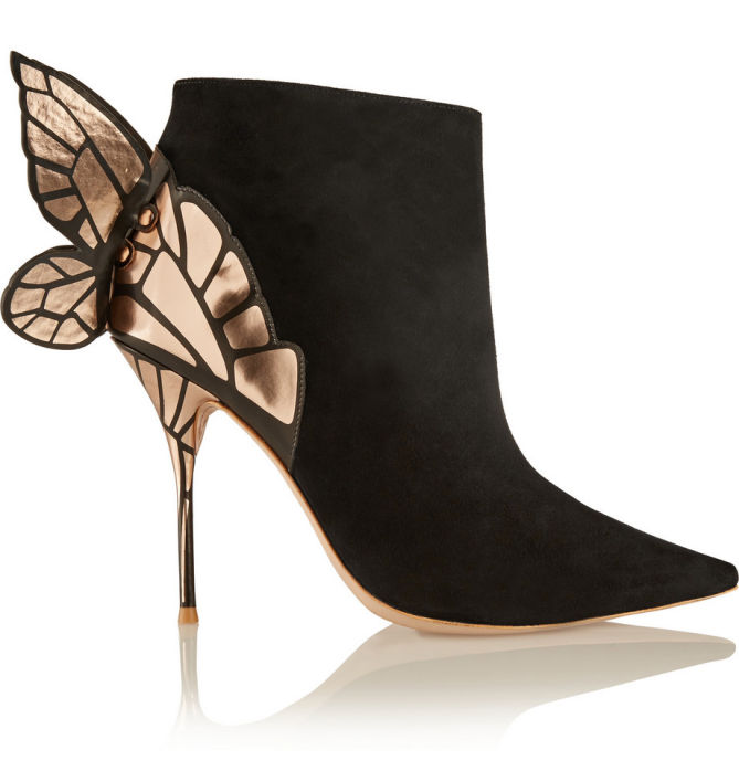 SOPHIA WEBSTER Chiara Suede Ankle Boots – Shoes Post