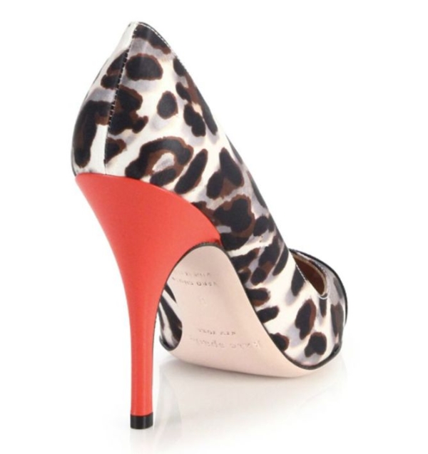 Escarpins Studio Pour André En Cuir Léopard - Taille UK 4 - Neuf Avec Défauts - Excellent état