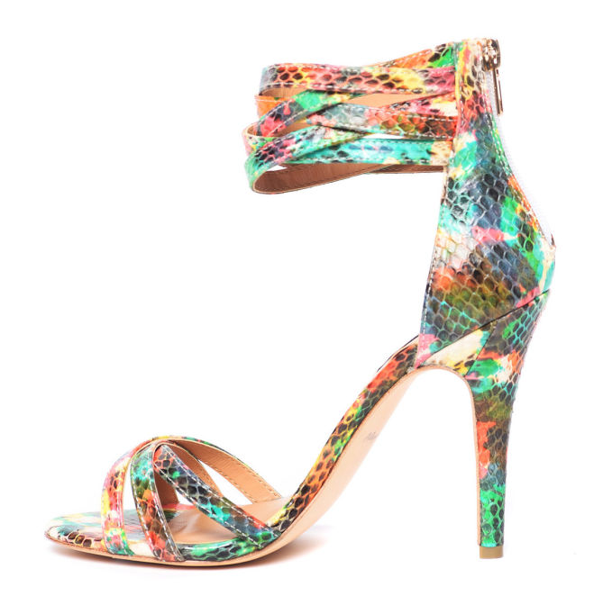 Alejandra G. Gia Orange Multi – Shoes Post