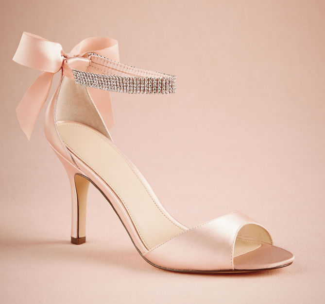 BHLDN Crystal Bow Heels – Shoes Post