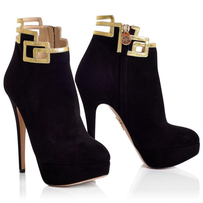 Charlotte Olympia GEOMETRIC BOOTIES – Shoes Post