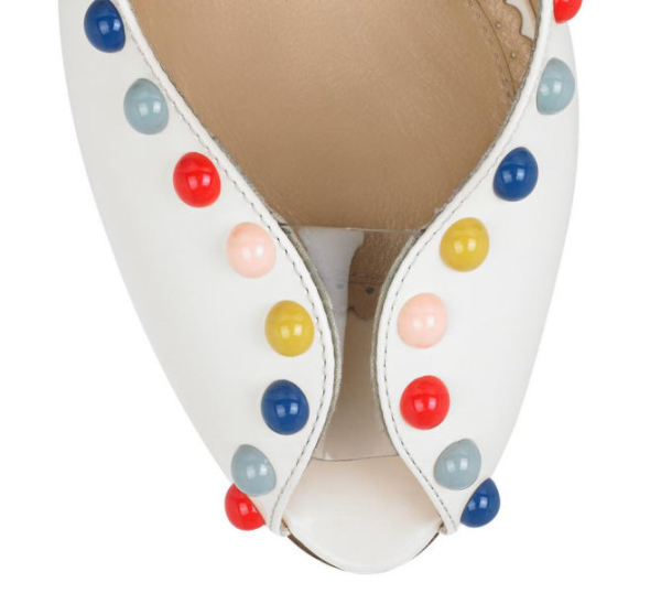 Escarpins Charlotte Olympia Daphné Cuir Or Métallisé - Talon Aiguille Très Haut, Taille 40 (US 9.5/10)