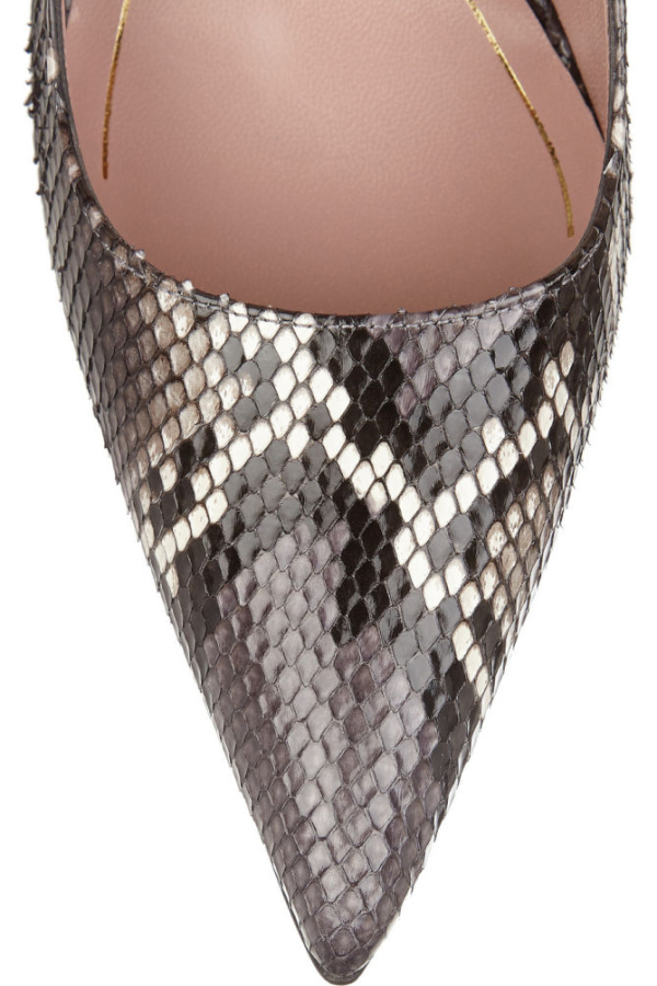 GUCCI Horsebit-detailed Python Pumps – Shoes Post