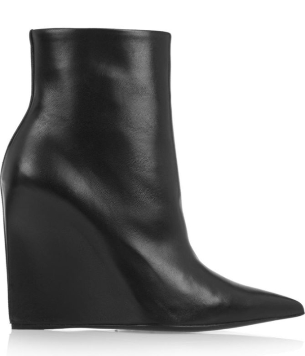 balenciaga wedge booties