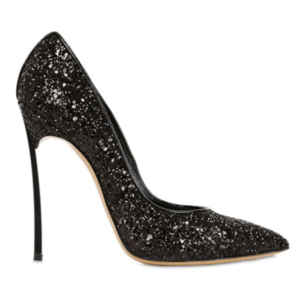CASADEI 120MM GLITTERED BLADE PUMPS – Shoes Post