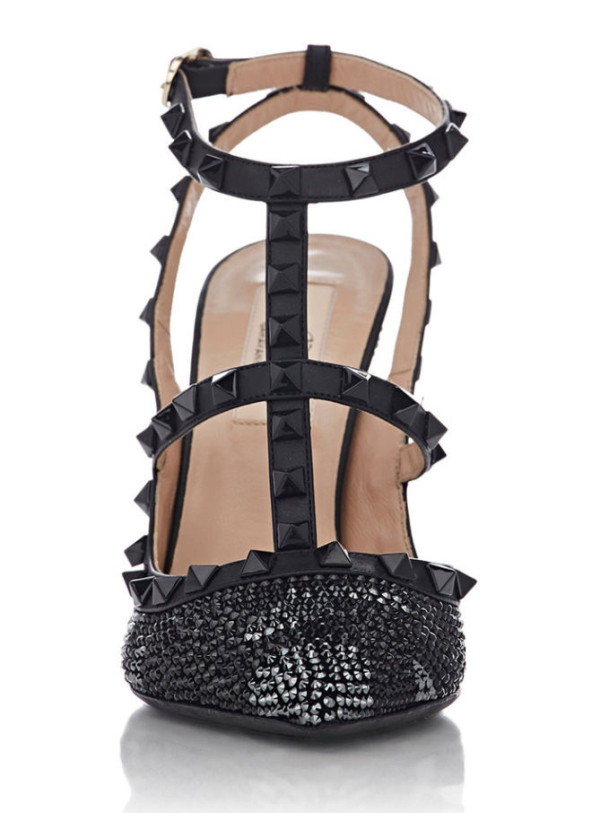 valentino rockstud caged pump