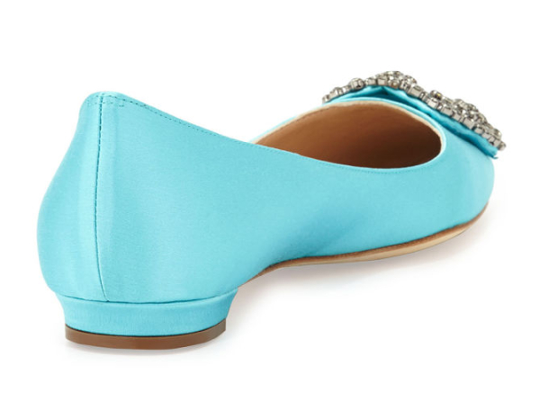 turquoise manolo blahnik