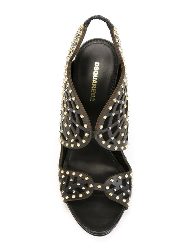 DSQUARED2 ‘Alexandra’ Studded Sandals – Shoes Post
