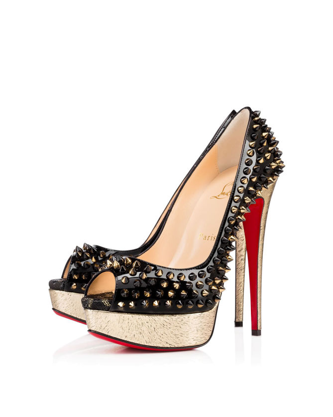 Christian Louboutin Lady Peep Spikes 150 mm – Shoes Post