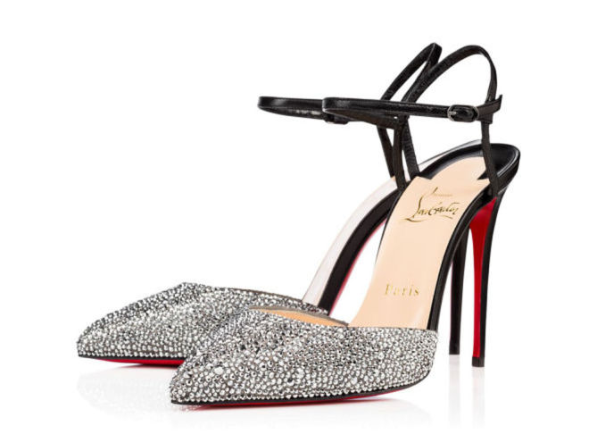 Christian Louboutin Rivierina Stras Strass 100 mm – Shoes Post