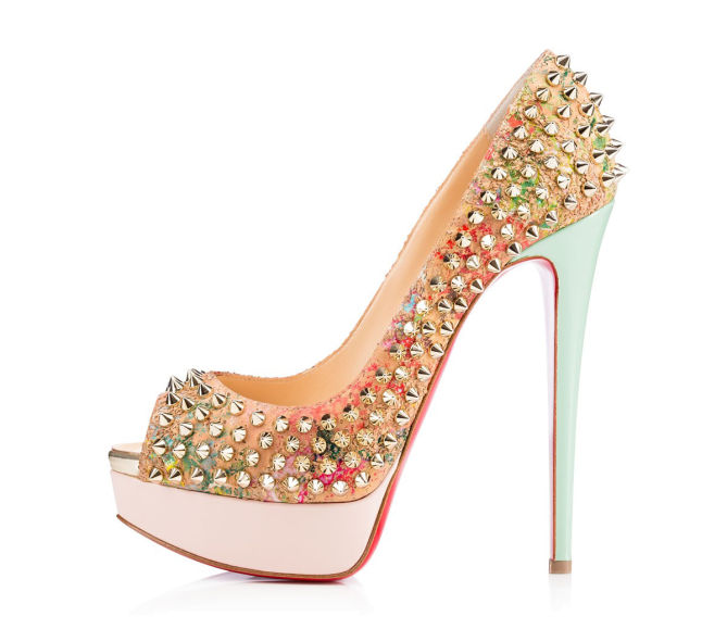 Christian Louboutin Lady Peep Spikes 150 mm – Shoes Post