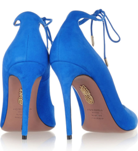 AQUAZZURA Allure Suede Pumps – Shoes Post
