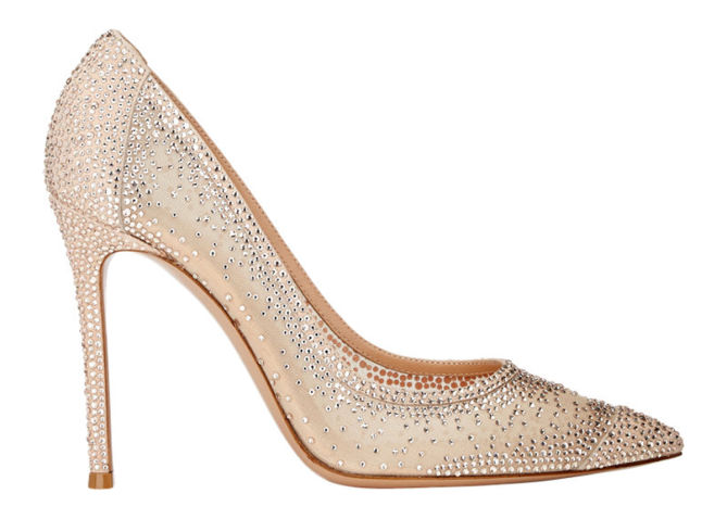 GIANVITO ROSSI Crystal-Embellished Pumps – Shoes Post