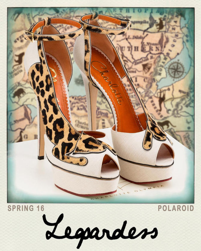 Charlotte Olympia LEOPARDESS Shoes Post