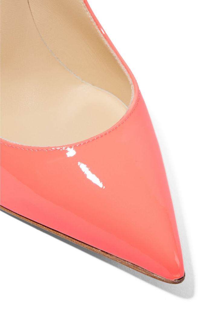 CHRISTIAN LOUBOUTIN Pigalle Follies 100 patent-leather pumps – Shoes Post