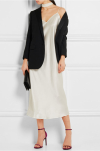 SAINT LAURENT Jane velvet sandals – Shoes Post