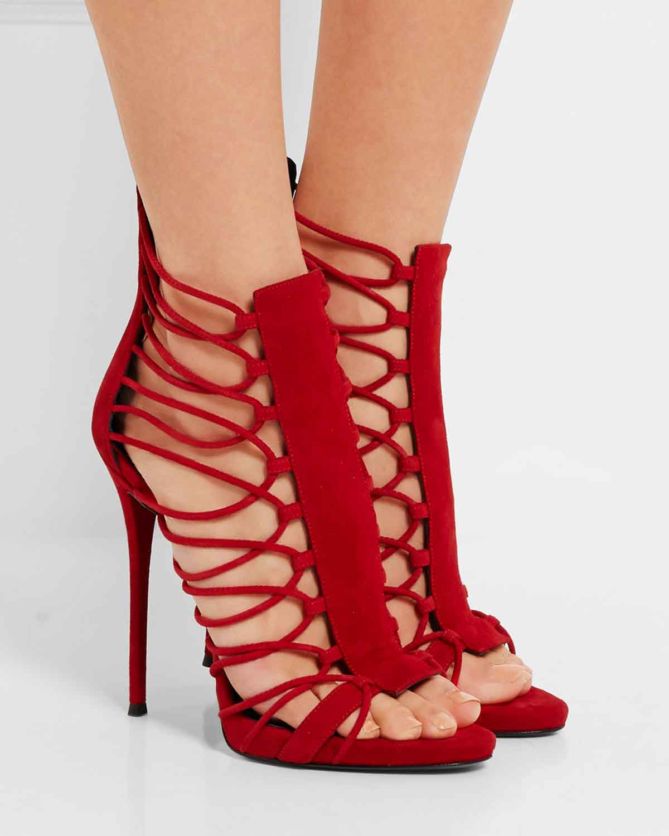 GIUSEPPE ZANOTTI Zoey suede sandals – Shoes Post