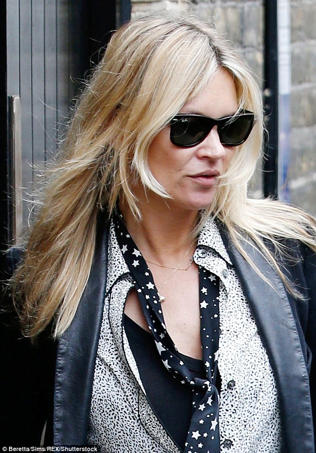 Kate Moss in Sleek Strappy Boots as She Leaves Hotel with Boyfriend ...