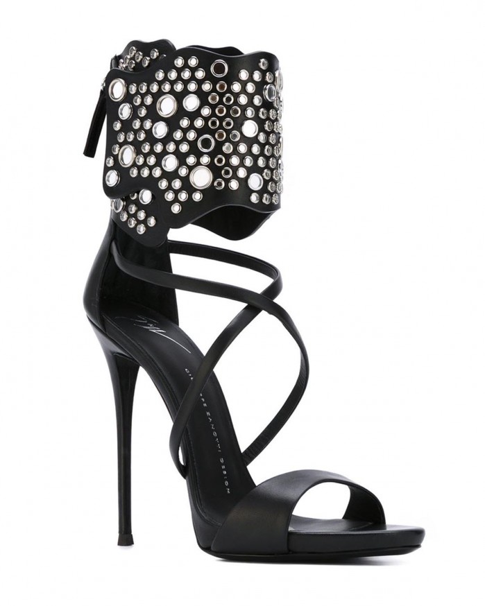 GIUSEPPE ZANOTTI DESIGN eyelet ankle cuff sandals – Shoes Post